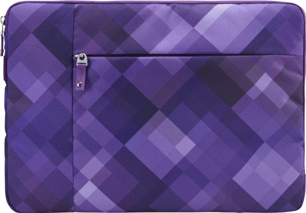 Funda para MacBook Pro de 13" - Case Logic TS113PP, bolsillo frontal, color púrpura