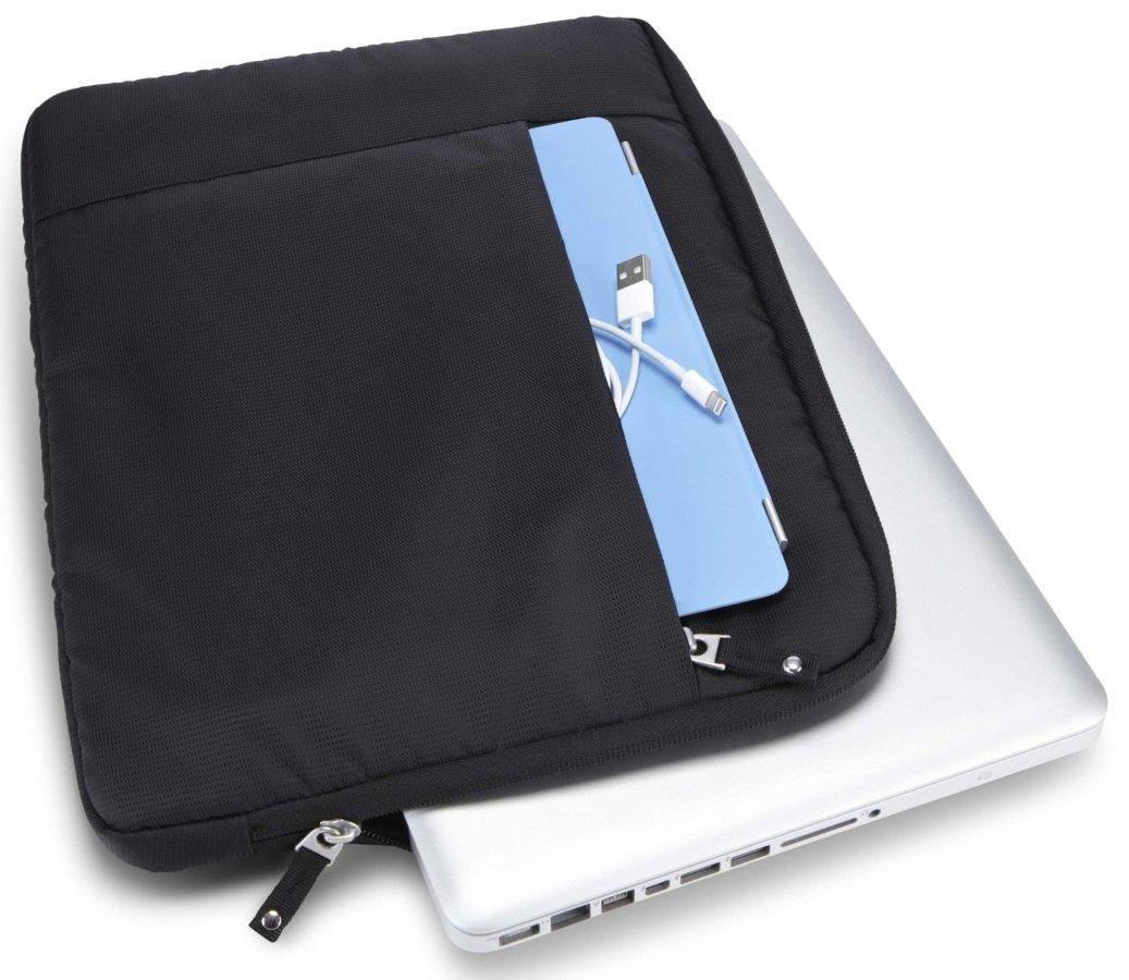 Funda para MacBook Pro de 15" - Case Logic TS115K, bolsillo frontal, color negro
