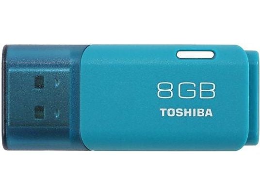 Pendrive de 8Gb - Toshiba Hayabusa memoria USB 2.0, en color aqua