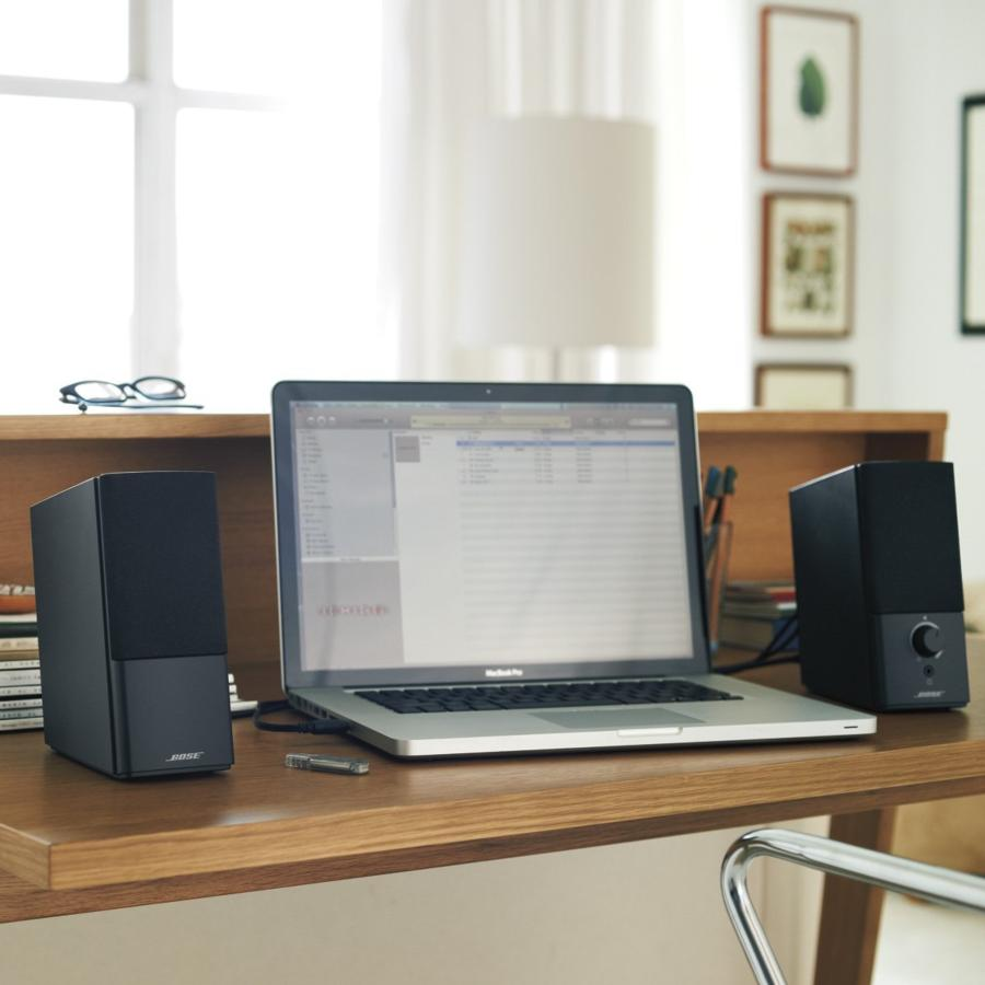 Altavoces para PC - Bose Companion 2 Serie III, Entrada Aux, Negro
