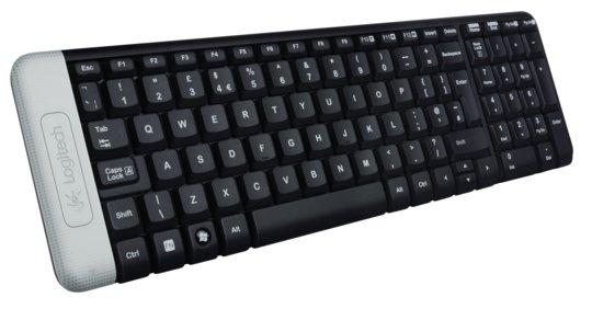 Teclado inalámbrico - Logitech Wireless Keyboard K230, Compacto, 3 tapas de distintos colores