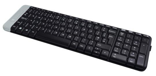 Teclado inalámbrico - Logitech Wireless Keyboard K230, Compacto, 3 tapas de distintos colores