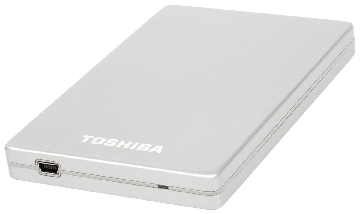 Disco duro de 500Gb - Toshiba Store Alu 2S, externo, 2.5", USB 3.0, color plata