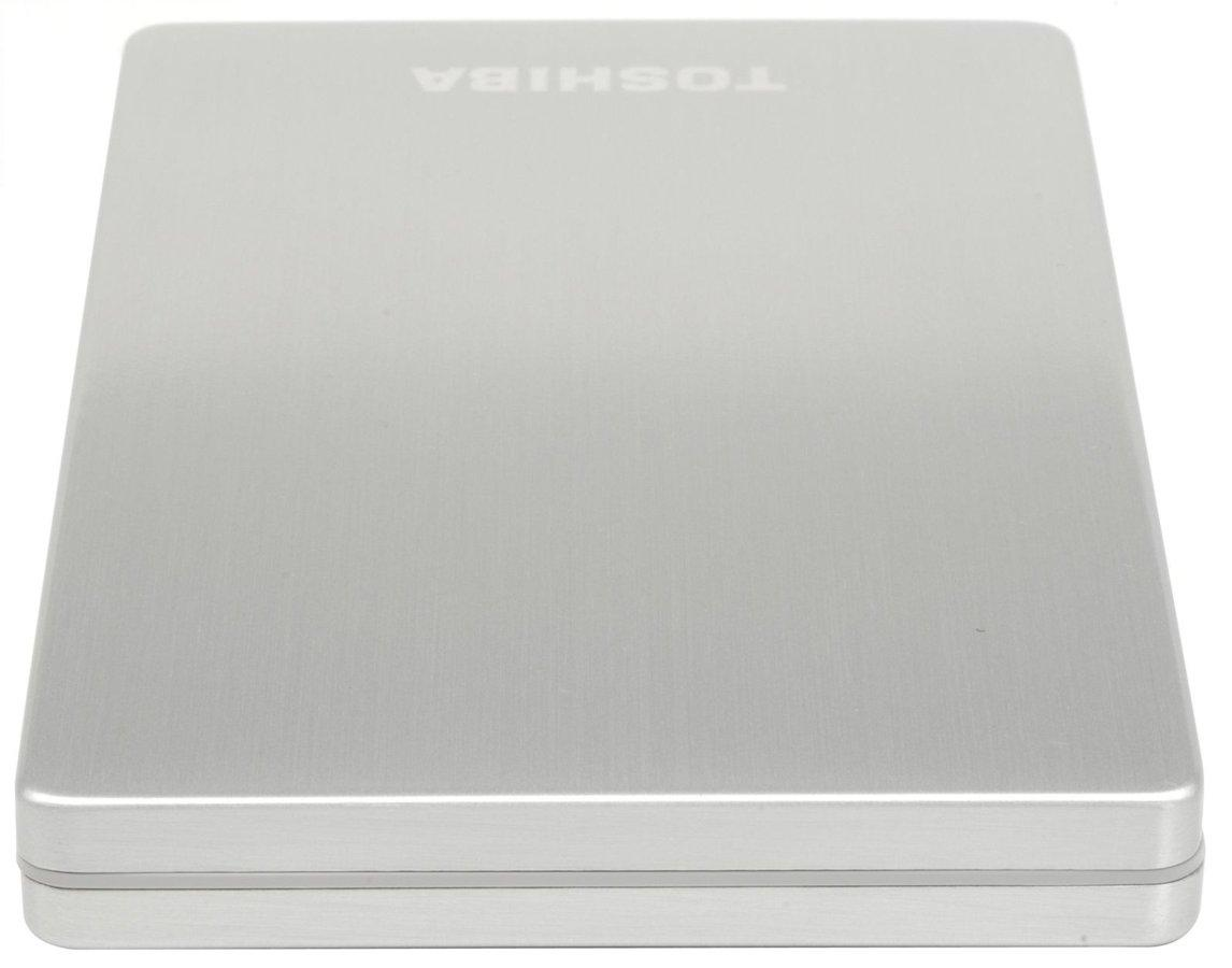 Disco duro de 500Gb - Toshiba Store Alu 2S, externo, 2.5", USB 3.0, color plata
