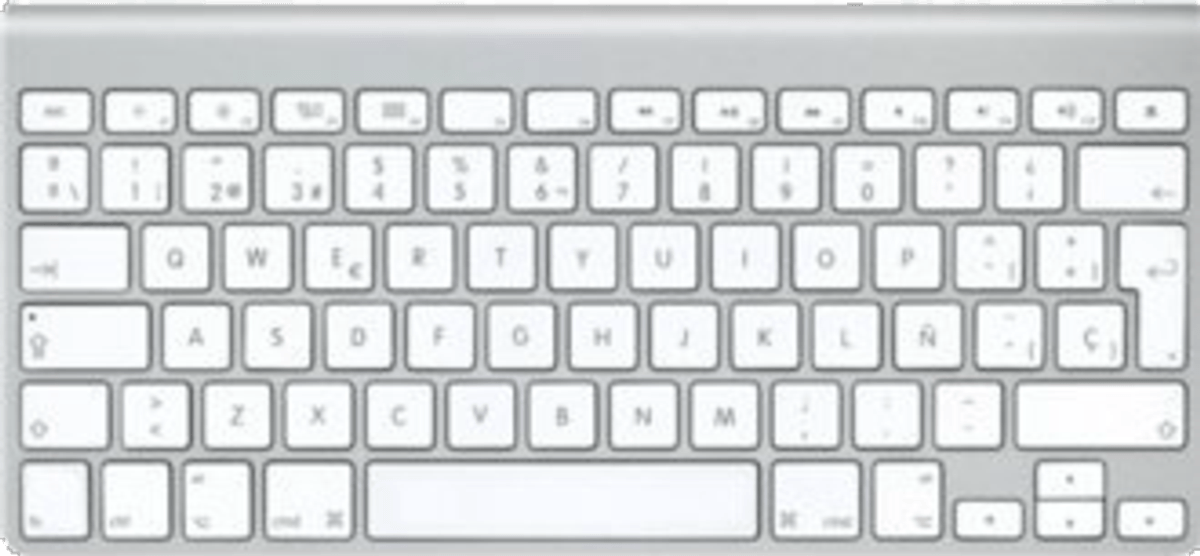 Teclado inalámbrico - Apple Wireless Keyboard, con Bluetooth