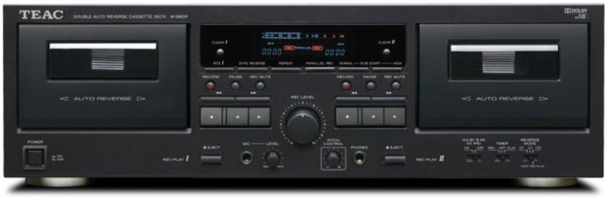 Pletina cassette - TEAC W890R, doble pletina cassette