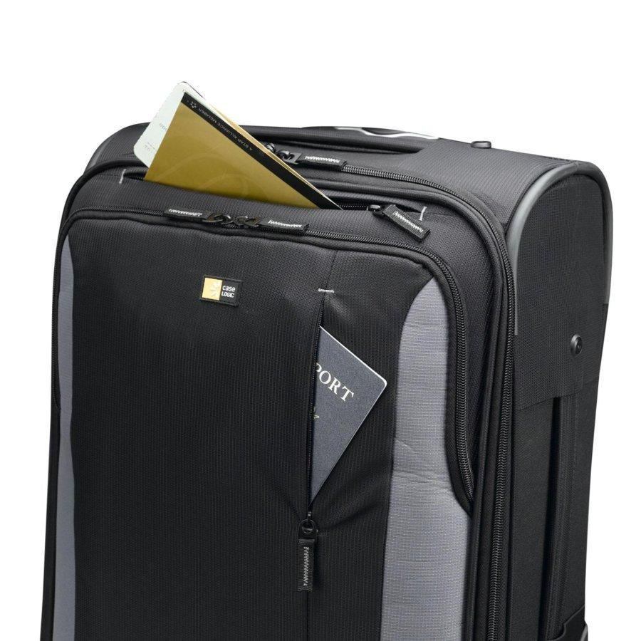 Maleta de 22 pulgadas - Case Logic VTU-221, nylon, compartimentos, color negro