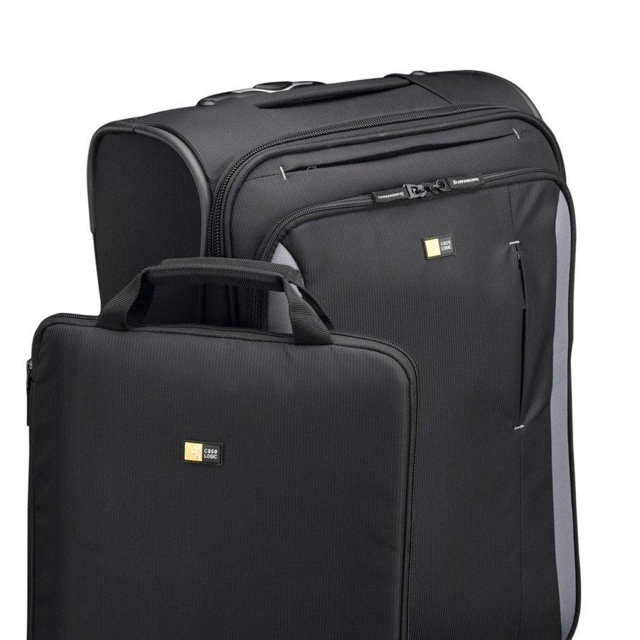 Maleta de 22 pulgadas - Case Logic VTU-221, nylon, compartimentos, color negro