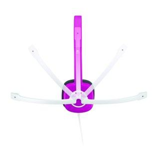 Auriculares con micrófono - Logitech Sterero Headset H150, en rosa y controles integrados