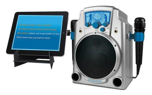 Karaoke para tablet - Ion Discover, incluye dos micrófonos, instalación fácil