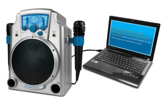 Karaoke para tablet - Ion Discover, incluye dos micrófonos, instalación fácil