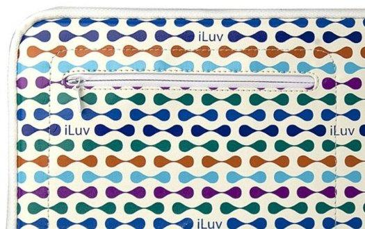 Funda para Macbook de 13,3" - iLuv Festival, con cierre de cremallera y bolsillo exterior