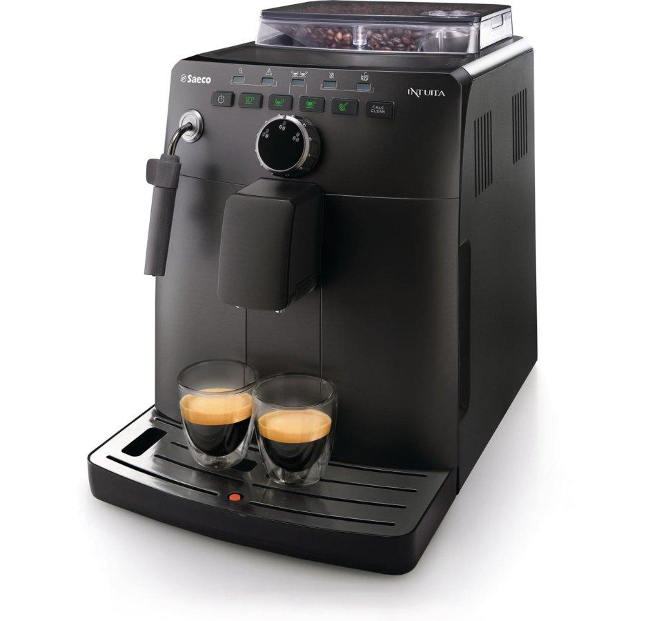 Cafetera superautomática - Saeco HD8750/11 Presión 15 bares, Capacidad 1.5L, Sistema Aroma