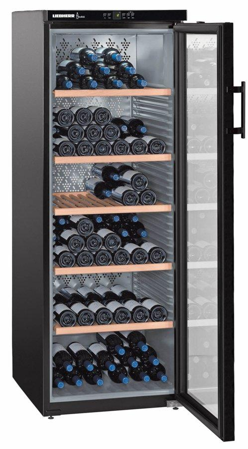 Armario bodega - Liebherr WKb 4212 Vinothek, 200 botellas, 395 L.,  Indicador digital temperatura