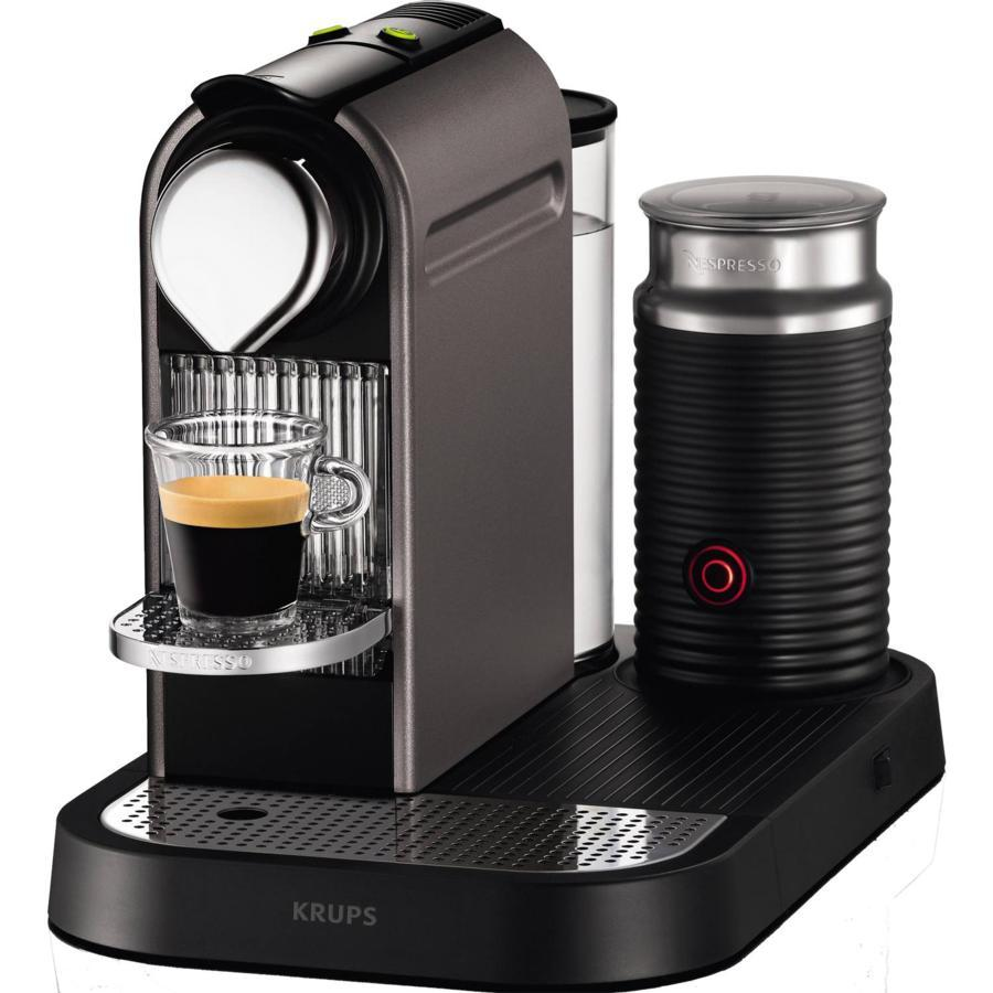 Cafetera de cápsulas Nespresso - Krups XN 730 T P4 CITIZ Milk Titan Presión 19 bares,