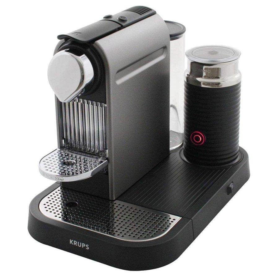 Cafetera de cápsulas Nespresso - Krups XN 730 T P4 CITIZ Milk Titan Presión 19 bares,