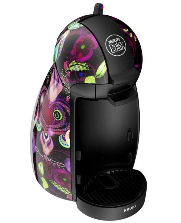 Cafetera de cápsulas - Krups KP1008IB PICCOLO CUSTO Presión de 15 bares, Compatible con cápsulas