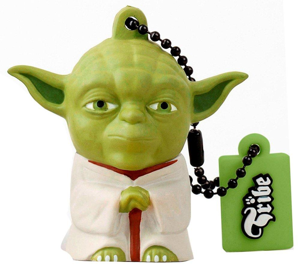 Pendrive 8Gb - Tribe Yoda, USB 2.0, Star Wars, goma blanda