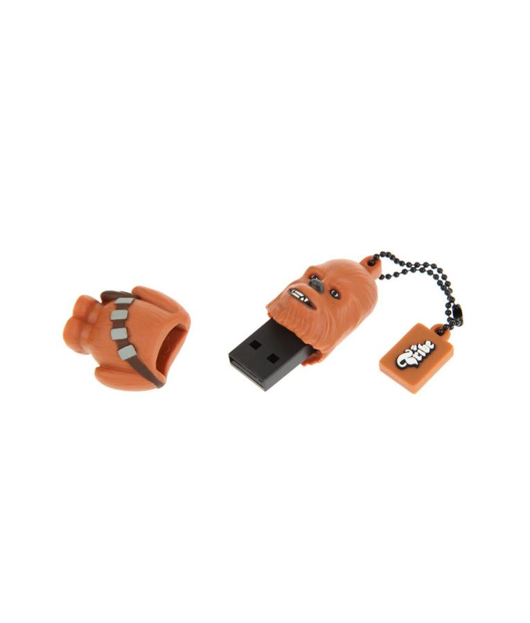Pendrive 8Gb - Tribe Chewbacca, USB 2.0, Star Wars, goma blanda