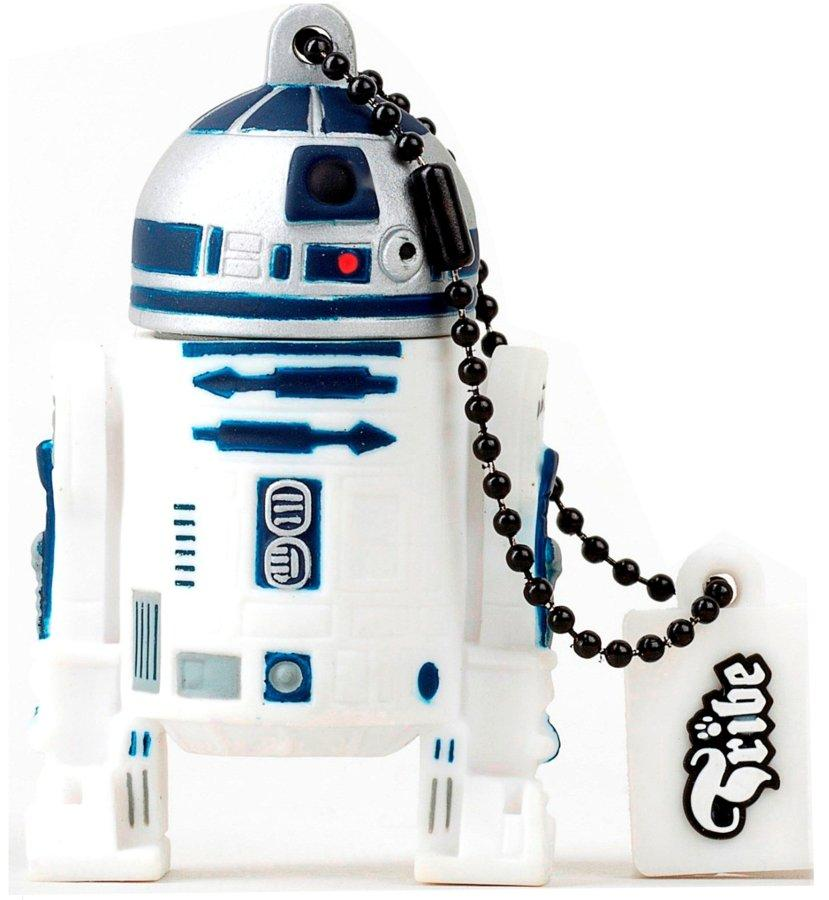Pendrive 8Gb - Tribe R2-D2, USB 2.0, Star Wars, goma blanda