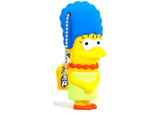 Pendrive 8Gb - Tribe Marge, USB 2.0, Los Simpsons, goma blanda