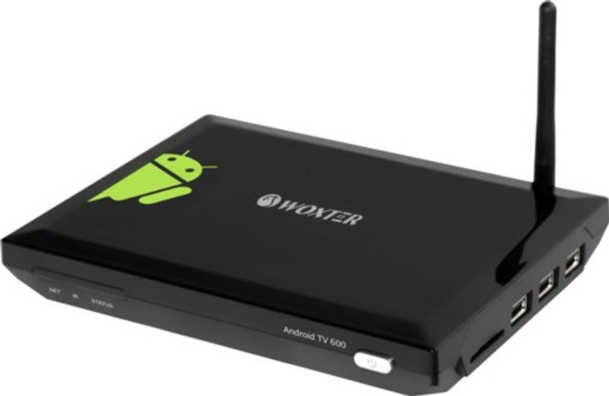 Micro PC - Woxter Android TV 600, 4.0, WiFi, Full HD y función de grabación