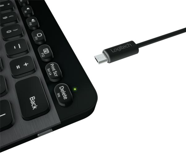Teclado inalámbrico - Logitech Illuminated K810, con Bluetooth