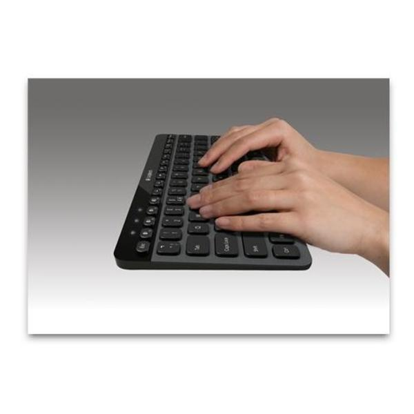 Teclado inalámbrico - Logitech Illuminated K810, con Bluetooth
