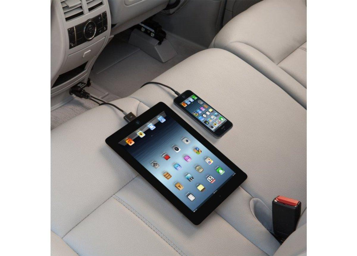 Cargador coche - Kensington PowerBolt Dual 3.1, USB, potencia 3,1 amperios