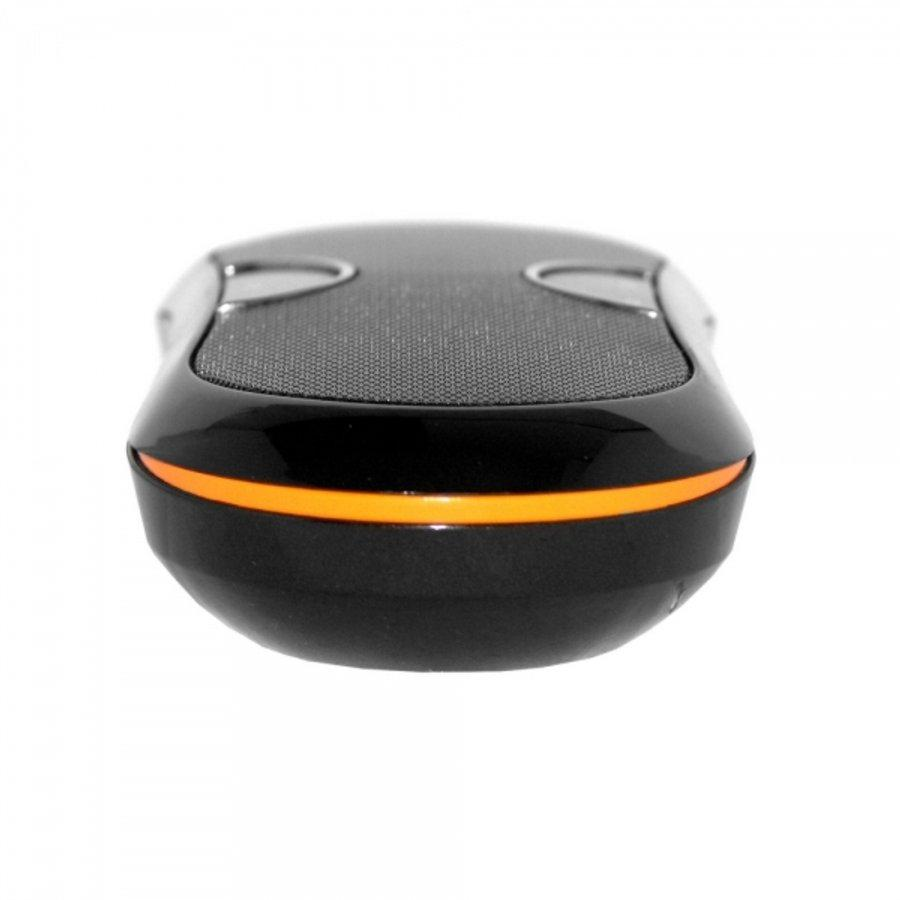 Altavoz estéreo - Woxter I-Sound 100, 12W, negro y naranja, reproductor MP3 integrado