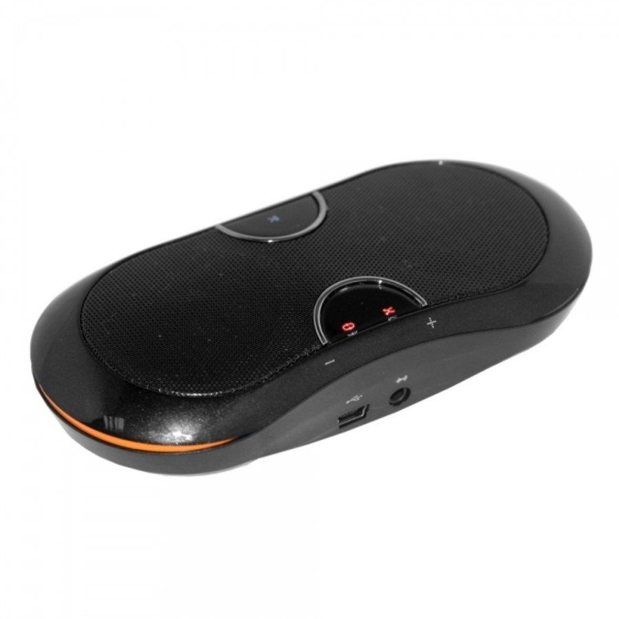 Altavoz estéreo - Woxter I-Sound 100, 12W, negro y naranja, reproductor MP3 integrado
