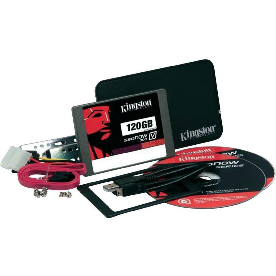 Disco duro SSD de 120Gb - Kingston SSDNow V300 Upgrade Kit, 2,5 pulgadas, SATA III