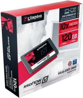 Disco duro SSD de 120Gb - Kingston SSDNow V300 Upgrade Kit, 2,5 pulgadas, SATA III