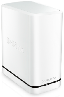 NAS Cloud - D-Link DNS-320L ShareCenter, 2 bahías, USB 2.0, blanco