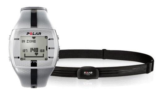 Reloj deportivo - Polar FT4 Plata y negro