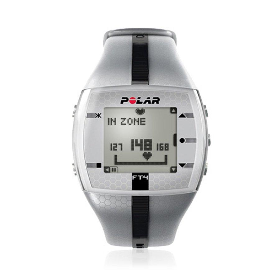 Reloj deportivo - Polar FT4 Plata y negro