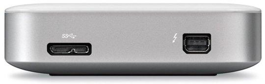 Disco duro de 1Tb - Buffalo MiniStation HDD, externo, 2.5", conexiones Thunderbolt y USB 3.0