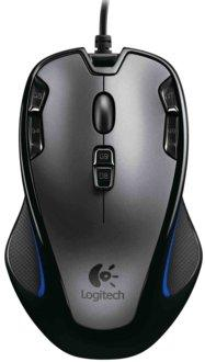 Ratón gaming - Logitech Optical Mouse G300, 9 botones programables y hasta 2500 dpi