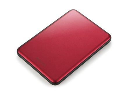 Disco duro de 500Gb - Buffalo MiniStation Slim, externo de 2.5", USB 3.0 y en color rojo