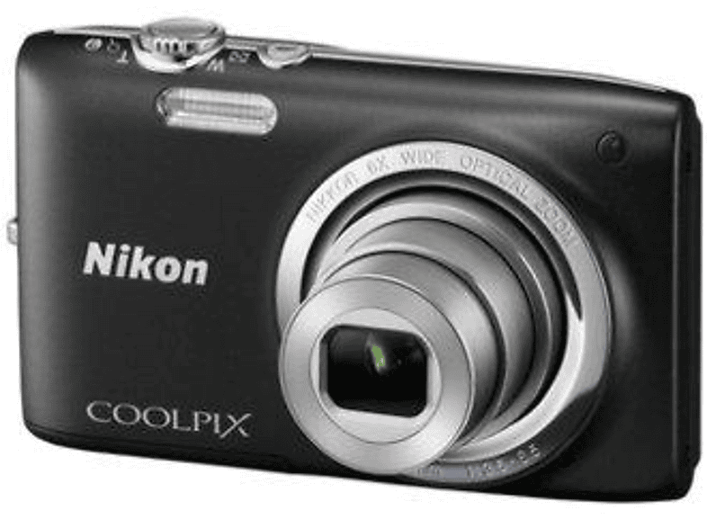 Pack Cámara | Nikon Coolpix S2700 Negro, LCD 2.7 pulgadas, 16