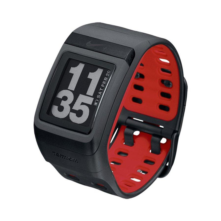 Reloj deportivo - Tom Tom Nike Sportwatch Rojo y Negro, GPS y Sensor Nike+