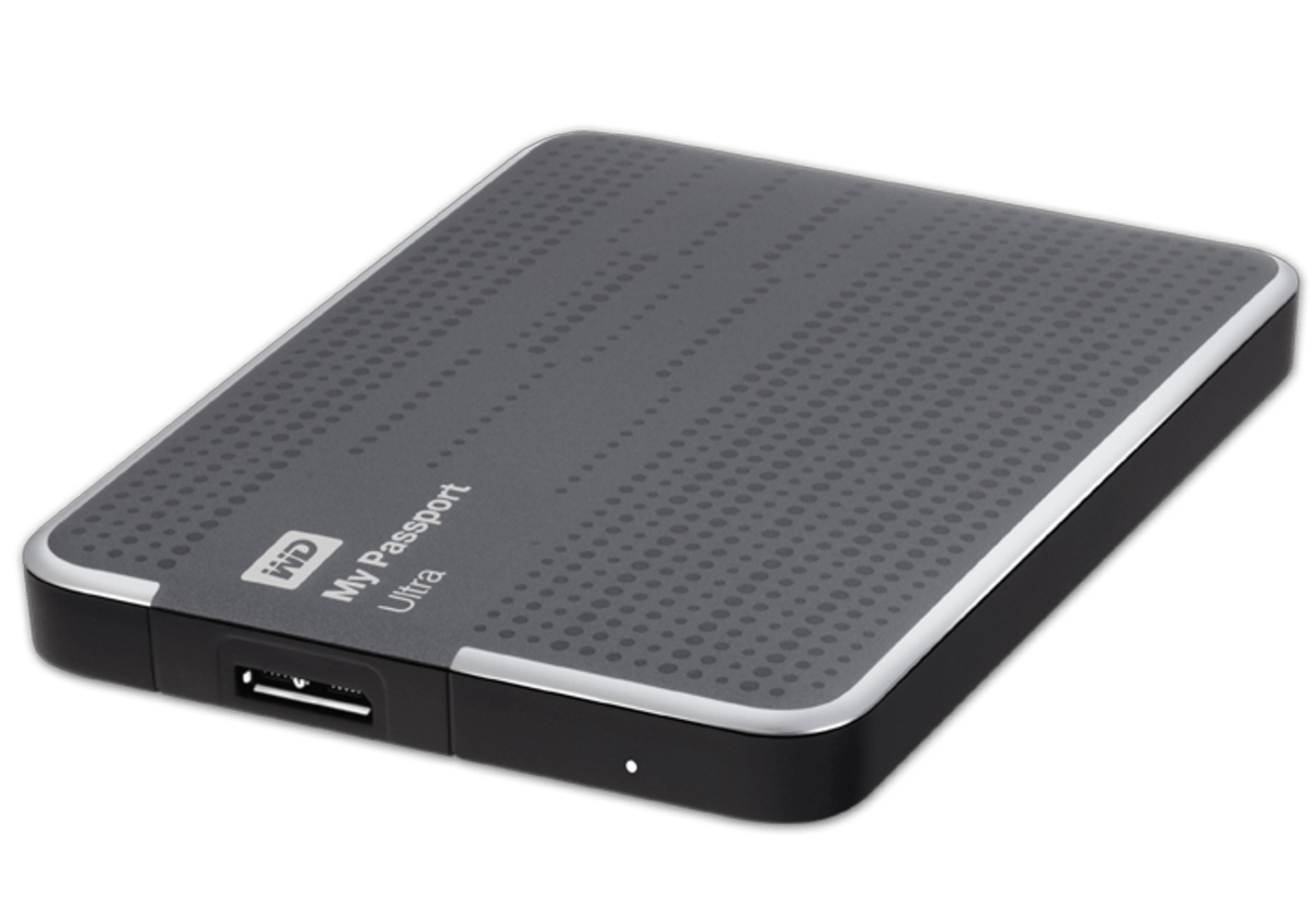 Disco duro de 1TB - WD My Passport Ultra, USB 3.0, 2.5" y en color titanium