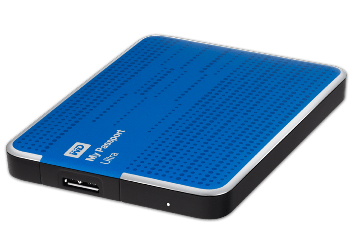 Disco duro de 1TB - WD My Passport Ultra, USB 3.0, 2.5" y en color azul