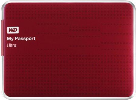 Disco duro de 1TB - WD My Passport Ultra, USB 3.0, 2.5" y en color rojo