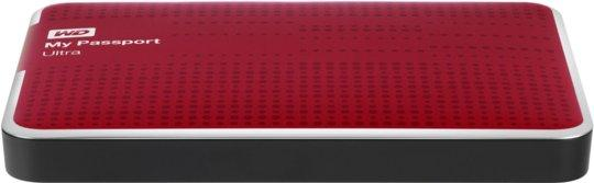 Disco duro de 1TB - WD My Passport Ultra, USB 3.0, 2.5" y en color rojo