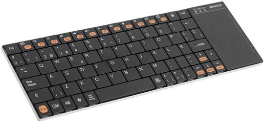 Teclado inalámbrico - Woxter TV 900 S, con multitouch pad, 2.4Ghz y en color negro