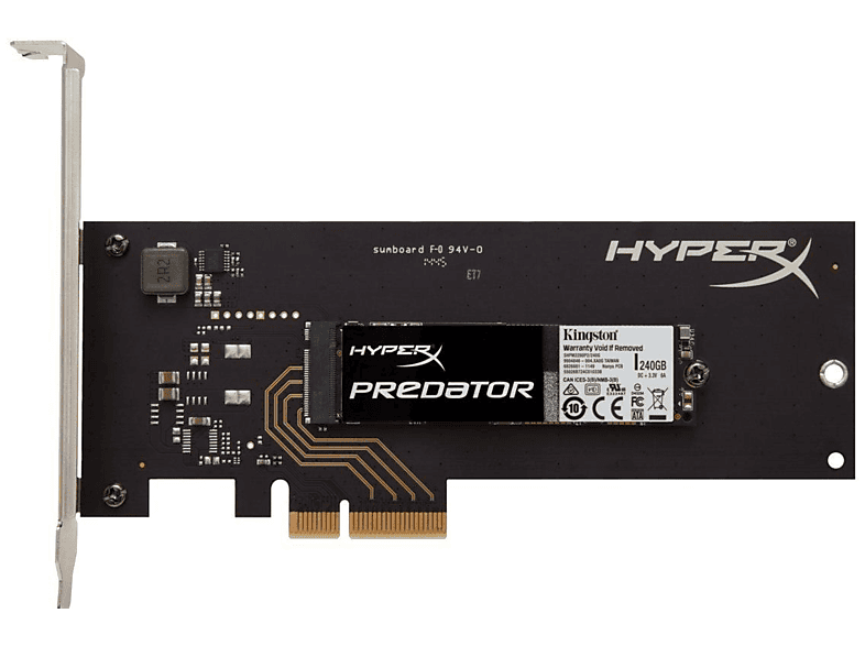 Disco Duro SSD/M.2 240GB | Kingston Hyper X Predator PCI.express