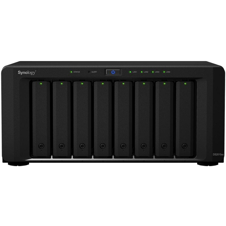 Servidor NAS - Synology DS2015xs, 8 bahías, negro