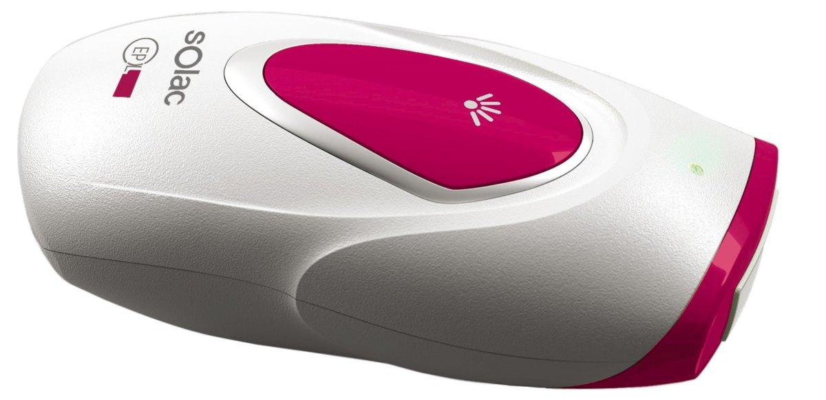 Depiladora IPL - Solac EPIL MINI 1100, Luz pulsada intensa, Apta para uso en cuerpo y cara