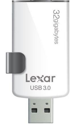 Lexar 32GB, USB 3.0/Lightning 32GB USB 3.0/Lightning Negro, Color blanco unidad flash USB